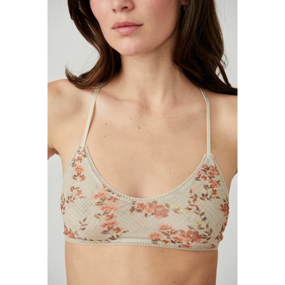Free People Other - 🎉LAST CHANCE🎉 FREE PEOPLE Printed Hide & Seek Bralette / Sage Combo